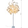 LED Baum mit 120 weißen Blüten Wunderschönes warmweißes Licht 150m Höhe Timer Integriert 5m