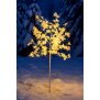 LED Baum mit 120 weißen Blüten Wunderschönes warmweißes Licht 150m Höhe Timer Integriert 5m