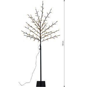 Dekorativer LED Baum mit 150 warmweißen LEDs...