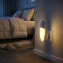 LED Orientierungsleuchte 2er-Set mit Bewegungsmelder  Nachtlicht mit Induktionsladung