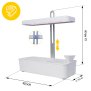 LED Hydroponisches Anzuchtsystem Pflanzenleuchte Gewächslampe 20W 1350 Lumen 11 Zuchtkörbe