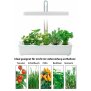 LED Hydroponisches Anzuchtsystem Pflanzenleuchte Gewächslampe 20W 1350 Lumen 11 Zuchtkörbe