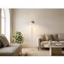 Akku LED Stehleuchte dimmbar kabellos höhenverstellbar bis 120cm warmweiß Stehlampe In- und - beige