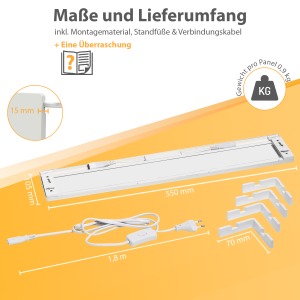 Infrarot Anti-Schimmel-Heizung Heizpaneel elektrischer Wand Schimmelentferner 1x Panel - 1 Stück