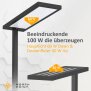 LED Stehlampe 100W mit Bewegungsmelder & Touchsteuerung  5800 Lumen, 4000K - schwarz