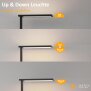 LED Stehlampe 100W mit Bewegungsmelder & Touchsteuerung  5800 Lumen, 4000K - schwarz