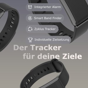 Smart Band Fitness-Tracker, Smart Band Smartwatch, 24/7 Aktivitäts, Emotions und Schlaftracker mit
