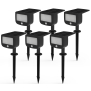 LED Solar Strahler Fluter Sicherheitsleuchte mit Funk-Aktivierung Bewegungsmelder - 6