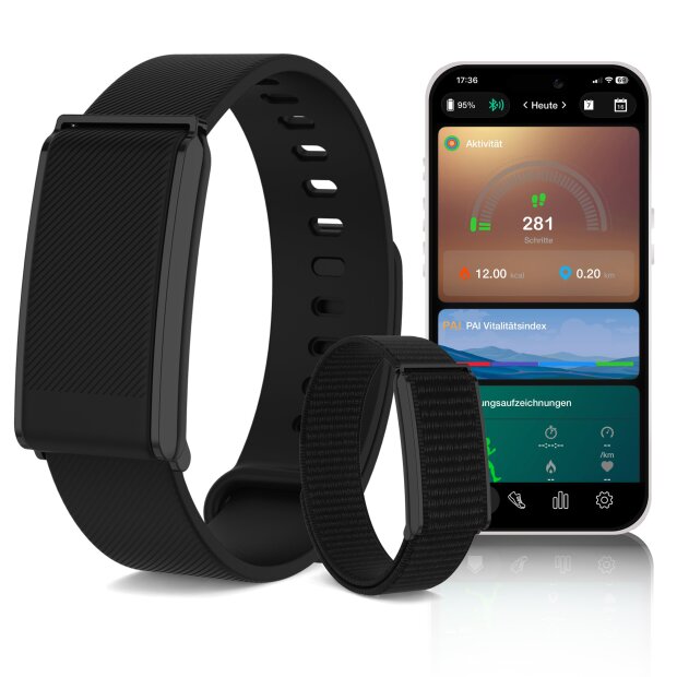 B-Ware Smart Band Fitness-Tracker, Smart Band Smartwatch, 24/7 Aktivitäts, Emotions und