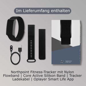 B-Ware Smart Band Fitness-Tracker, Smart Band Smartwatch, 24/7 Aktivitäts, Emotions und