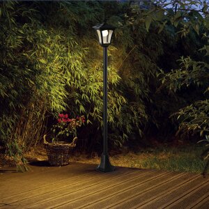 LED Solar Gartenlaterne 3in1 mit Bewegungsmelder Dämmerungssensor warmweiß 3000K 20lm IP44