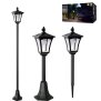 LED Solar Gartenlaterne 3in1 mit Bewegungsmelder Dämmerungssensor warmweiß 3000K 20lm IP44