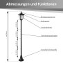 LED Solar Gartenlaterne 3in1 mit Bewegungsmelder Dämmerungssensor warmweiß 3000K 20lm IP44