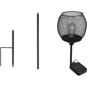 B-Ware LED Solar Gartenstäbe Außenbereich automatische Beleuchtung umweltfreundlich einfache Installation wetterbeständig Netzoptik