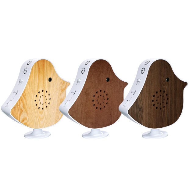 Naturgeräusche Box Vogel Sound Box Echtholz Bewegungsmelder Sound Sensor Timer USB-C