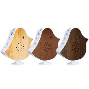 Naturgeräusche Box Vogel Sound Box Echtholz...