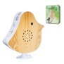 Naturgeräusche Box Vogel Sound Box Echtholz Bewegungsmelder Sound Sensor Timer USB-C Weißesche