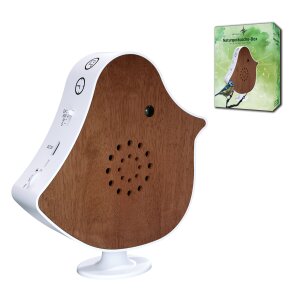 Naturgeräusche Box Vogel Sound Box Echtholz...
