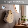 Naturgeräusche Box Vogel Sound Box Echtholz Bewegungsmelder Sound Sensor Timer USB-C Weißescher 2er-Set