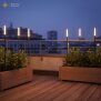 LED Solar Gartenleuchte Gartensticks 6er-Set Gartenstecker Außen warmweiß 3000K mit Dämmerungssensor wasserdicht IP44 Solarleuchten Gartenweg Balkon Terrasse Beleuchtung