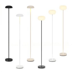 LED Design Stehleuchte dimmbar mit Trittschalter...