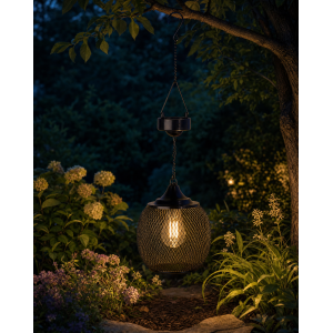 Northpoint Solar LED Hängelaterne NP-GH-MH Metall...