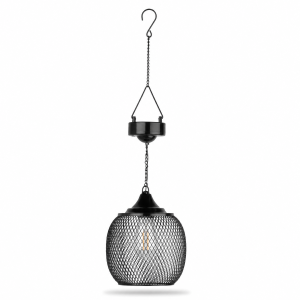 Northpoint Solar LED Hängelaterne NP-GH-MH Metall Mesh Filament Warmweiß IP44
