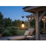 Northpoint Solar LED Hängelaterne für den Garten | Metall Mesh Design | Warmweiß | Automatisch | IP44 | Ø 15cm
