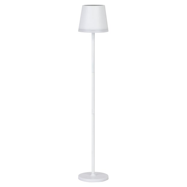 B-Ware 2in1 LED Solar Gartenleuchte Tischleuchte nachhaltige Beleuchtung für Garten Terrasse Balkon Lampe weiß