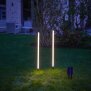B-Ware Solar LED Wegeleuchte Gartenleuchte Außenbeleuchtung warmweiß wasserdicht mit Solar Panel 1200mAh wiederaufladbarer Akku
