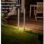 B-Ware Solar LED Wegeleuchte Gartenleuchte Außenbeleuchtung warmweiß wasserdicht mit Solar Panel 1200mAh wiederaufladbarer Akku