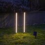 B-Ware Solar LED Wegeleuchte Gartenleuchte Außenbeleuchtung warmweiß wasserdicht mit Solar Panel 1200mAh wiederaufladbarer Akku