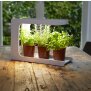 LED Pflanzenleuchte Gewächslampe Pflanzenlicht 14W Grow Kräutergarten Timer Innengarten - C-Form