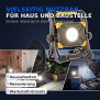Northpoint LED Baustrahler Arbeitsstrahler 100W 9000 Lumen mit USB-Ausgang stufenlos dimmbar rückseitige Steckdose #1